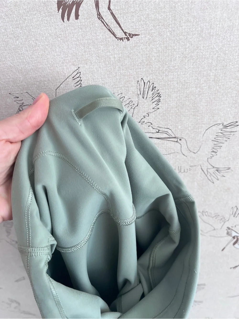 Lululemon wunder train tights 25” misty green